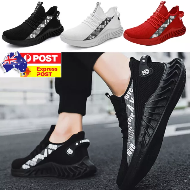 Men's Casual Running Sneakers Jogging Walking Athletic Tennis Shoes Gym Outdoor