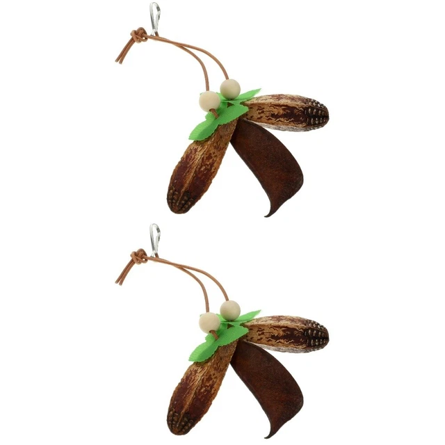 2pcs bird toy for parrots Vogel Papagei Spielzeug natürlicher Kauspielzeug Voge