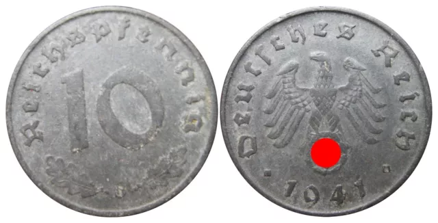 J371   10 Pfennig  1941 D    502717