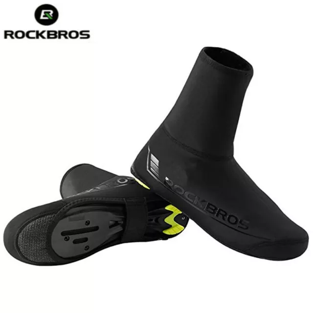 ROCKBROS Cycling Shoe Covers Winter Warmer Windproof Bike Bicycle Overshoes