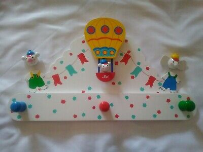 Attaccapanni Clown in legno per arredare la cameretta dei bambini. Dida 
