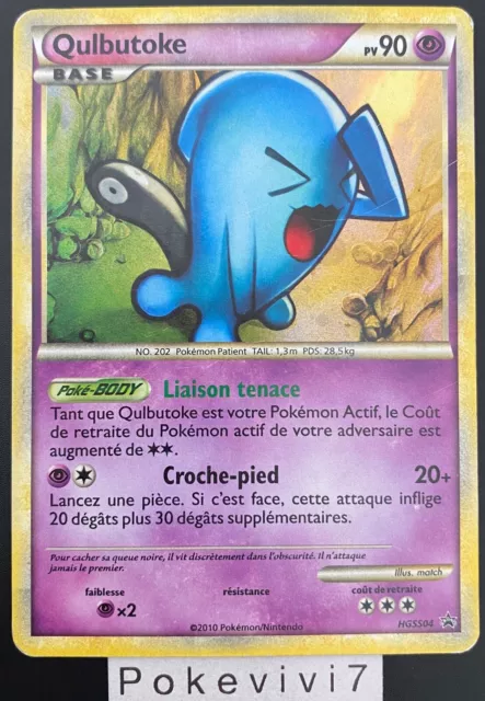 Carte Pokemon QULBUTOKE HGSS04 HOLO PROMO HeartGold SoulSilver FR OCCASION