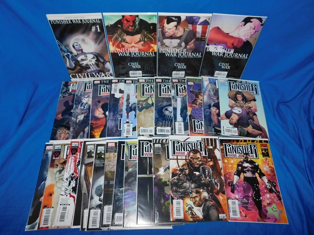 Punisher War Journal 1-26 + Annual 1 Complete Series Set Marvel Comics 2007