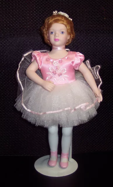 Avon Childhood Dreams 9" Porcelain Doll Collection Ballet Recital1991 Ballerina