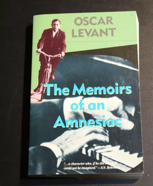 The Memoirs of an Amnesiac by Oscar Levant (1989, Samuel French) PPBK EXCELLENT!