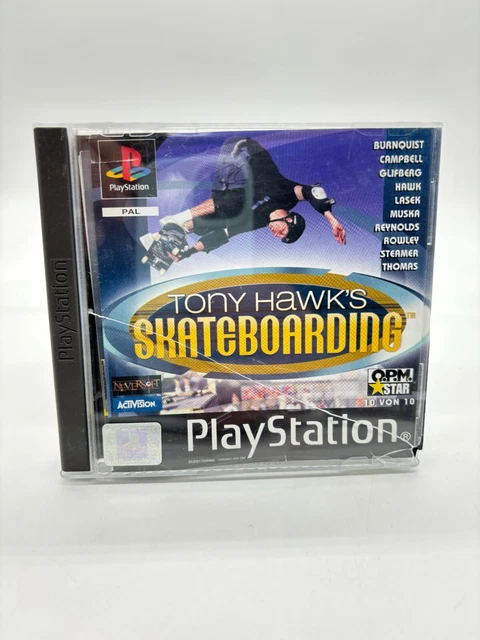 Affiche Publicitaire Jeu Vidéo – Tony Hawk's Skateboarding PS1 – Format 9x11 – Vintage 90s