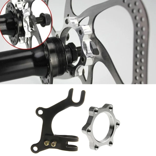 Adaptateur De Frein à Disque – Alliage Alu, FM Vers PM, 160 à 180mm, Pour VTT Et Route, Noir