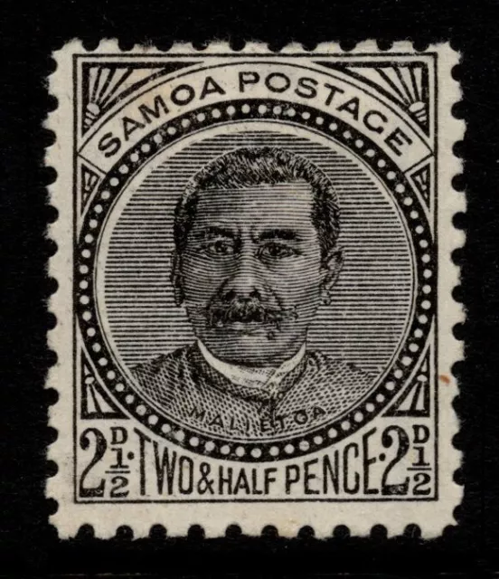 SAMOA 1896 2½d BLACK, PERF. 11, SG 82, MINT, CAT. £80