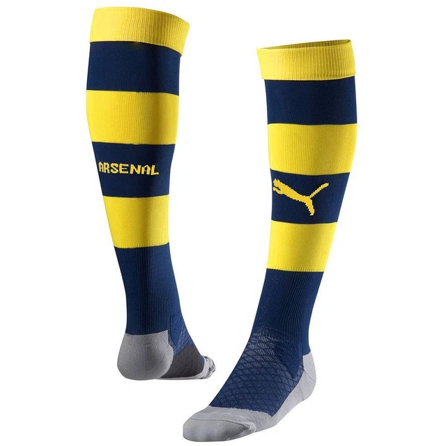 Puma Arsenal AFC 2014/2015 Calze da calcio per bambini con cerchio giallo blu 746375 08B