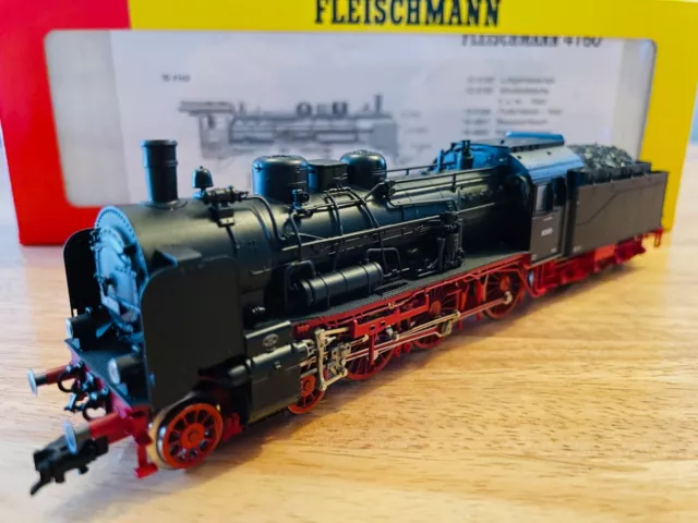 Fleischmann Ho - Locomotive A Vapeur - Drg 230 Br 38-2609 - Ref. 4160 + Boite !