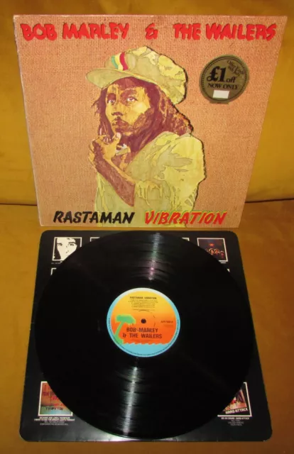 BOB MARLEY & THE WAILERS Rastaman Vibration ORIGINAL UK ISLAND 1976 + Inner