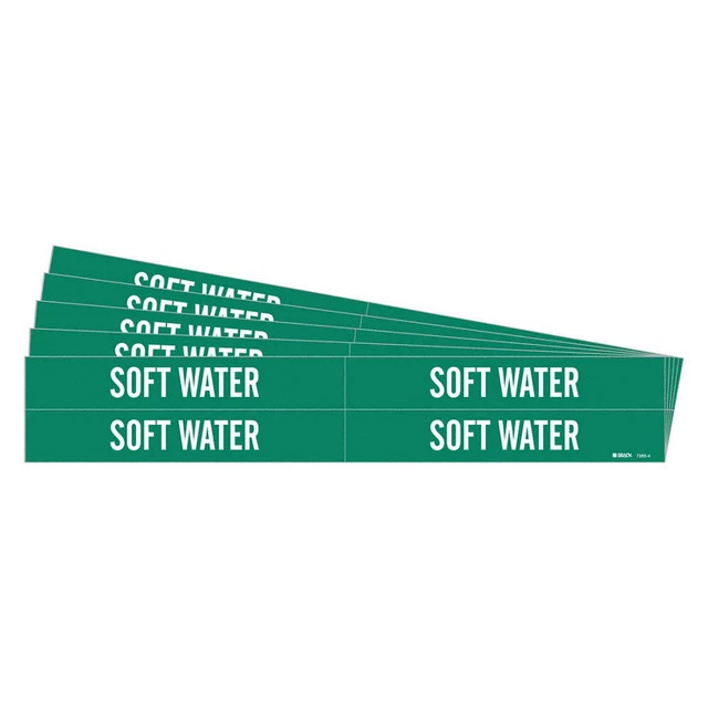 BRADY 7265-4-PK Pipe Marker,PK5