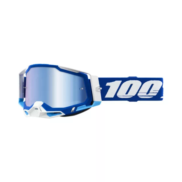 100percent Racecraft 2 Brille blau - verspiegelt blau Motocross MTB Downhill