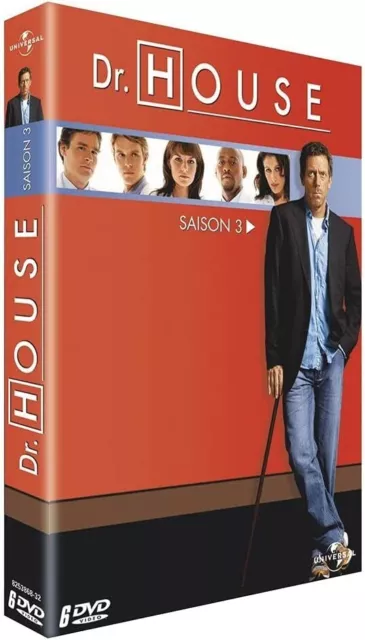 Dr. House / Intégrale Saison 3 / Coffret 6 Dvd / Neuf Sous Blister D'origine Vf