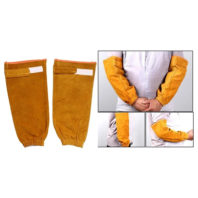 1 Pair Popular Flame Resistant Leather Industry Welding Protective Safety