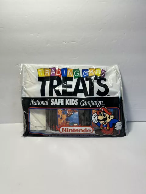 1991 Nintendo Zelda Trading Card Treats Super Mario Bros Sealed Bag