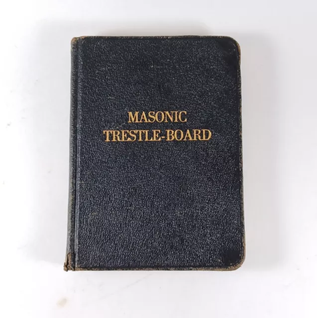 Vintage Masonic Trestle Board Book, Grand Lodge Of Massachusetts 1943