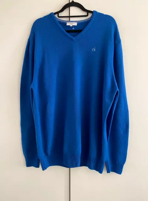 Calvin Klein Golf-Mens Lovely Knit 80% Lambswool Pullover Jumper/Size: XL/NWOT