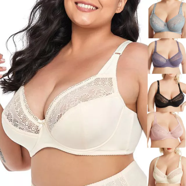 THIN PADDED BRA Busty Women Bras Underwire Brassiere Full Cup Sexy Lingerie  BHS $12.34 - PicClick