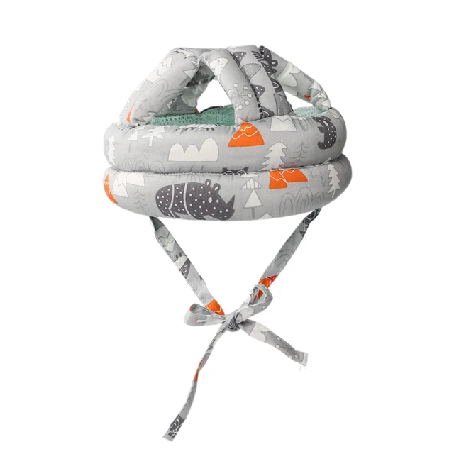 Casco de bebé GREUS para caminar gatear, cabeza ajustable para bebé anticaída