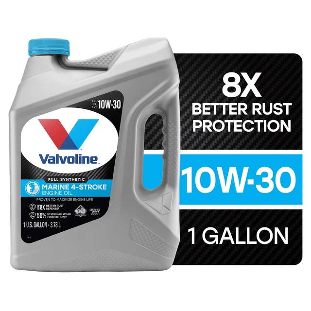 VALVOLINE 4STROKE MARINE 10W30 Full Synthetic Engine Oil 1 GA 37.97