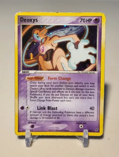 Pokemon Deoxys - 16/107 EX Deoxys Deck Exclusives Deoxys HOLO Rare