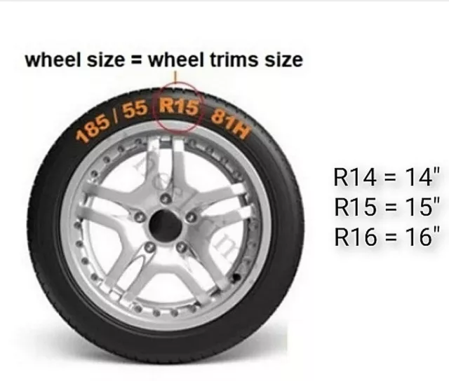 Set of 4x16 inch Wheel Trims to fit Vauxhall Vivaro, Astra + free stickers 2