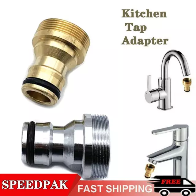 Kitchen Tap Connector Mixer Garden Hose Adaptor Pipe Fitting Universal L6A7