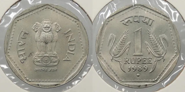 INDIA 1989-(n) Rupee #WC83567