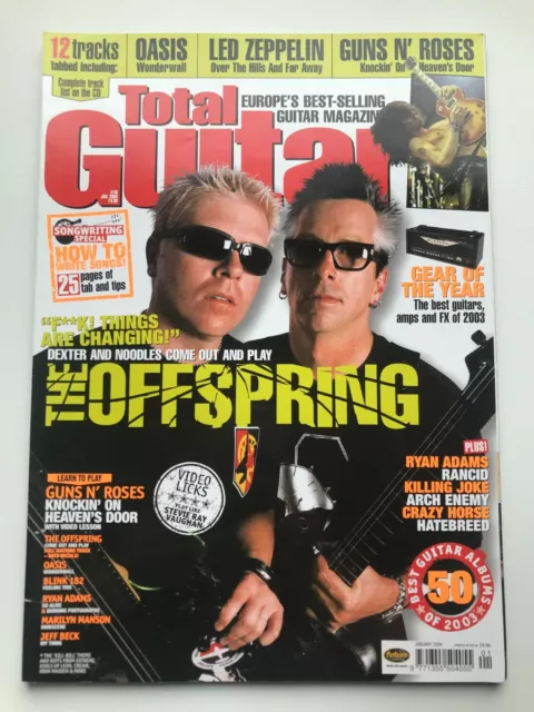 TOTAL GUITAR Magazine - 118 - January 2004 - Sent same day! THE OFFSPRING