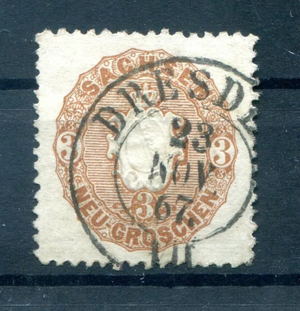 Sachsen 18a tadellos gest. 15EUR (77396