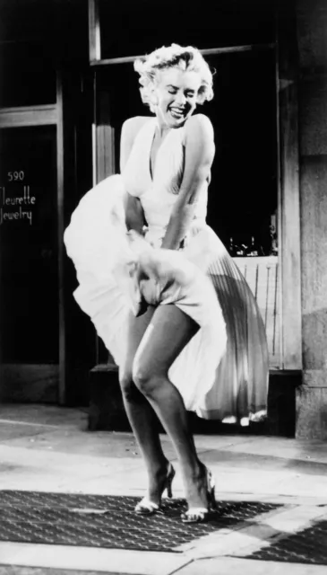 Marilyn Monroe Flying Skirt Repro Canvas Box Art  A4, A3, A2, A1 2