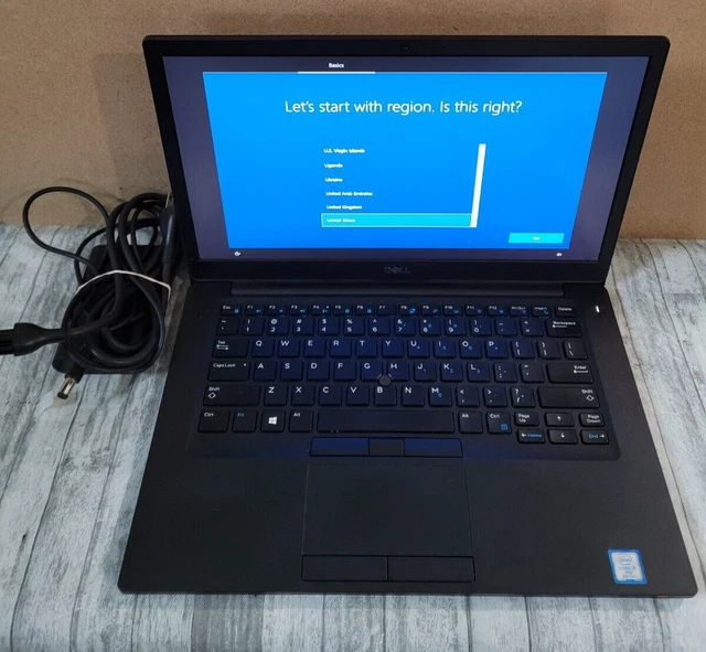 Laptop Dell Latitude 7490 Reacondicionada - Intel I7-8650, 16GB RAM, 512GB SSD, Pantalla 14" FHD, Windows 10 Pro