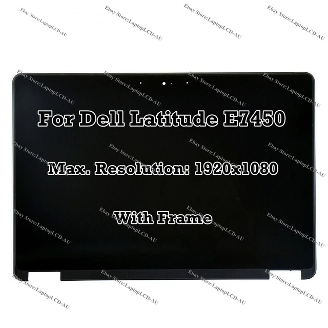 14" Dell Latitude E7440 Full-HD LCD LED Display Touch Screen Digitizer Assembly