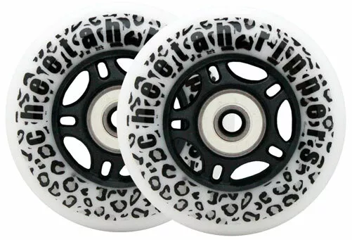 WHITE CHEETAH Wheels for RIPSTICK ripstik wave board ABEC 9 76MM 89A OUTDOOR