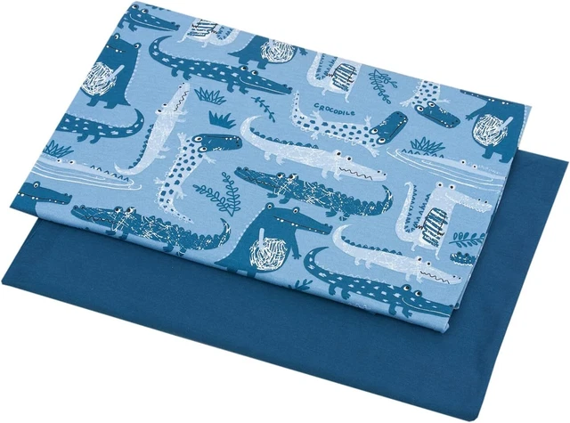 1buy3 Duo tessuto jersey da cucire 92% cotone 8% elastan tessuto per bambi