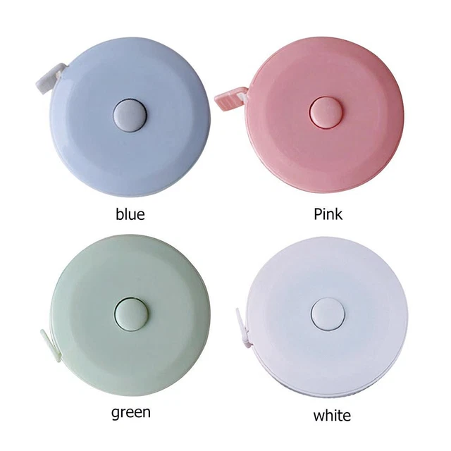 5pcs 2m Retractable Measure Kid Height Size Gauge Measurement Ruler (Blue) 5