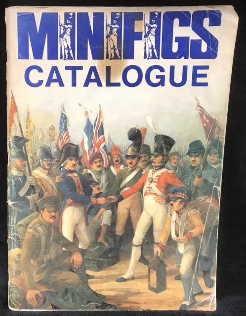 Vintage 80s Minifigs Catalogue from Miniature Figurines Limited - Free shipping!