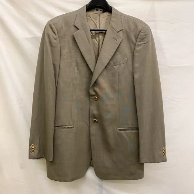 Armani Collezioni Blazer Mens 42R Wool & Silk Sport Coat 2 Button Suit Jacket