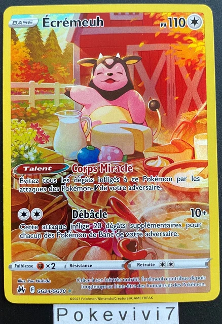 Carte Pokemon ECREMEUH GG24/GG70 Holo Epée et Bouclier 12,5 EB12.5 FR NEUF