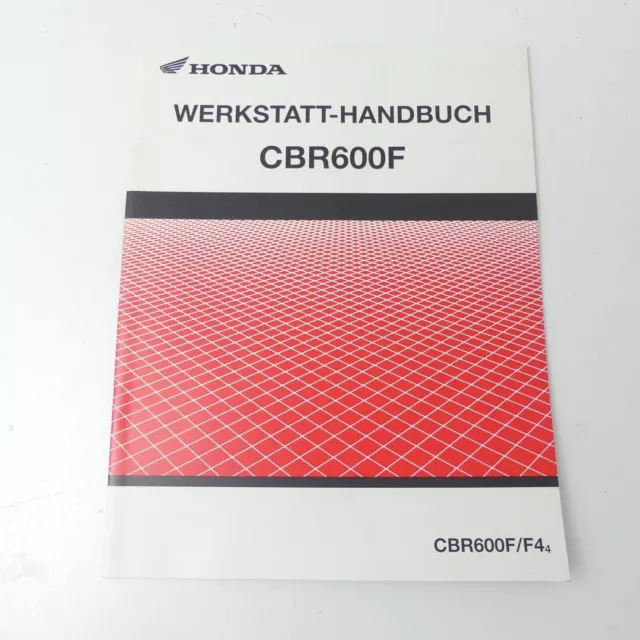 org. Honda CBR 600 F F4 Supplement Repair Instructions Shop Manual