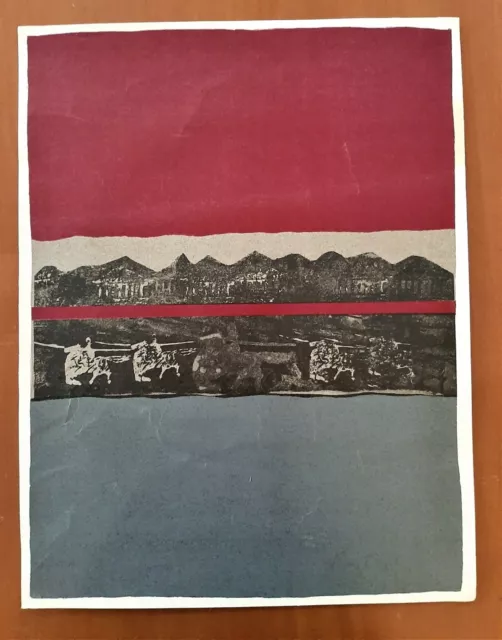NISSAN ENGEL (1931-2016), Large Lithograph, Riding Knights at Dark , Signed, E.A NISSAN ENGEL (1931-2016), Large Lithograph, Riding Knights at Dark , Signed, E.A