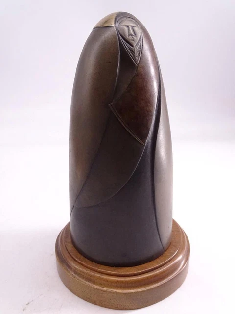 Native American Indian Art Sculpture Bronze Penny Rogers Artist Signed 19/29