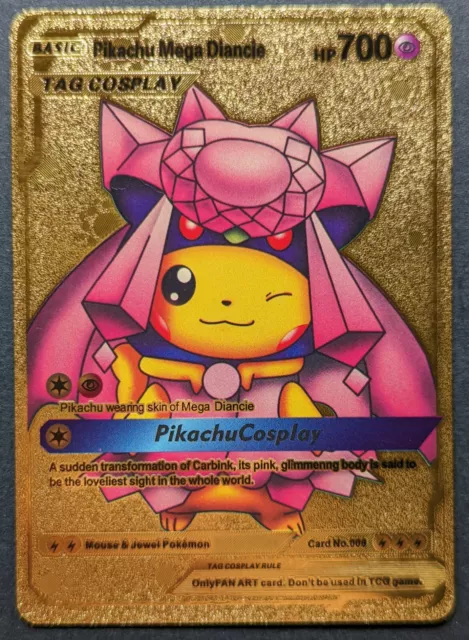 Mimikyu 029/055 Pokemon Pikachu Cosplay VCOS Card Fan Art Gold