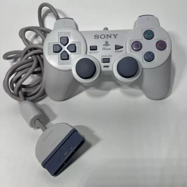 OEM Original Sony PlayStation PS1 PSone DualShock Analog Controller - White