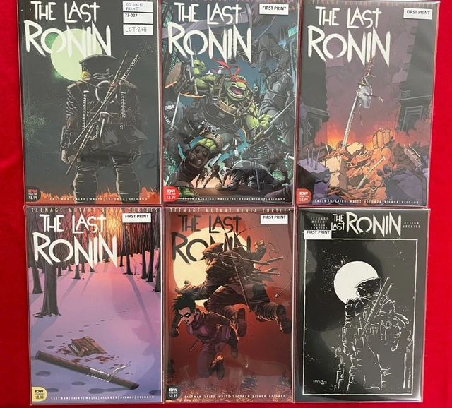 Tmnt The Last Ronin Complete Set Of Six Books #1-5 & Design Archive 6 Books L259