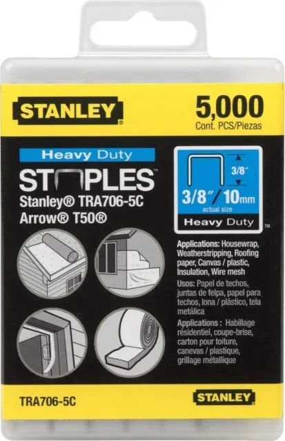 Stanley OEM TRA706-5C   St Stpl 3/8In Hd Cc