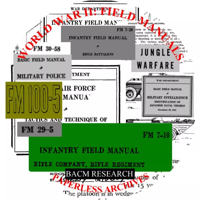 World War II Military Field Manuals