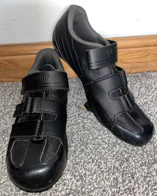 Shimano Dynalast RP2 Sh-Rp 200-S L Rennradfahren schwarze Schuhe Turnschuhe UK 9/43