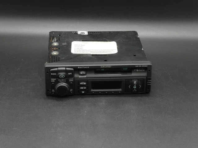 GRUNDIG WKC 5600 RDS Vintage Autoradio Kassette Radio Multicolor für ...